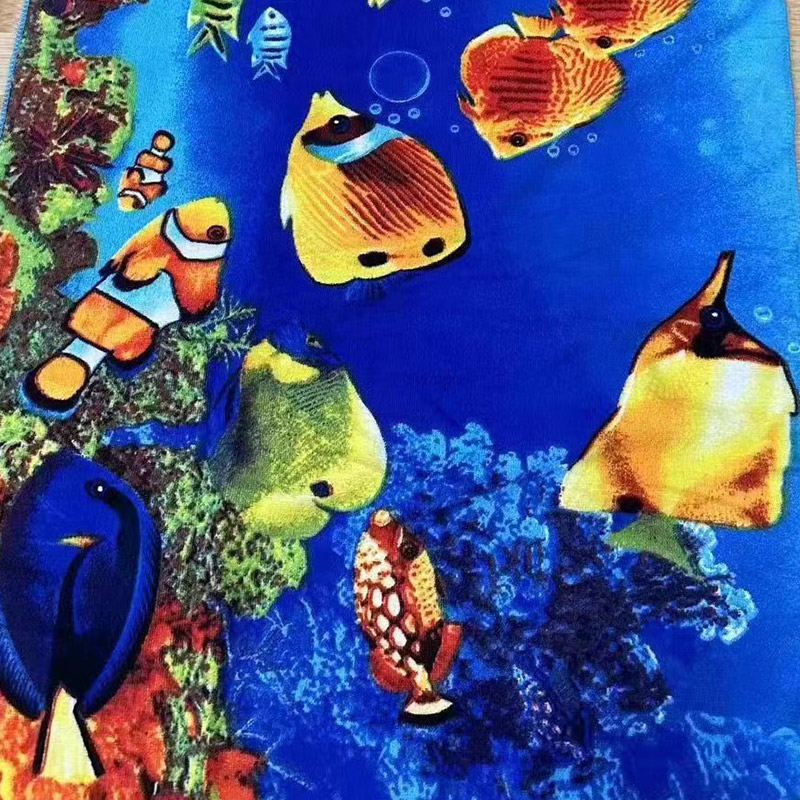 ผ้าขนหนูผ้าฝ้ายชายหาด