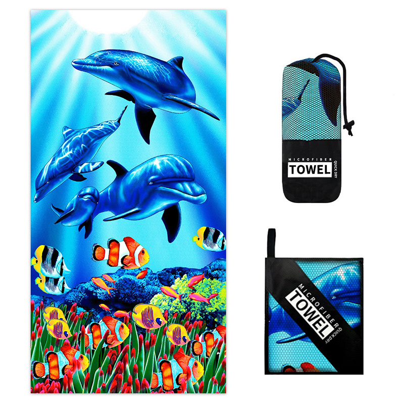 ผ้าขนหนูชายหาดไมโครไฟเบอร์