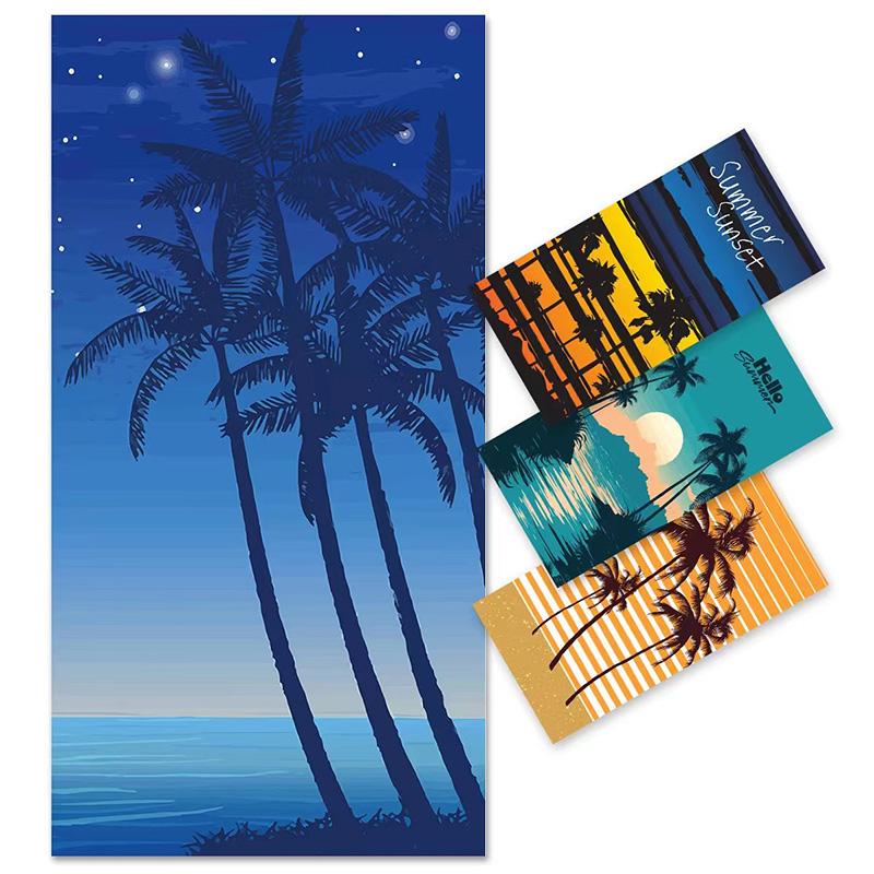 ผ้าขนหนูผ้าฝ้ายชายหาด