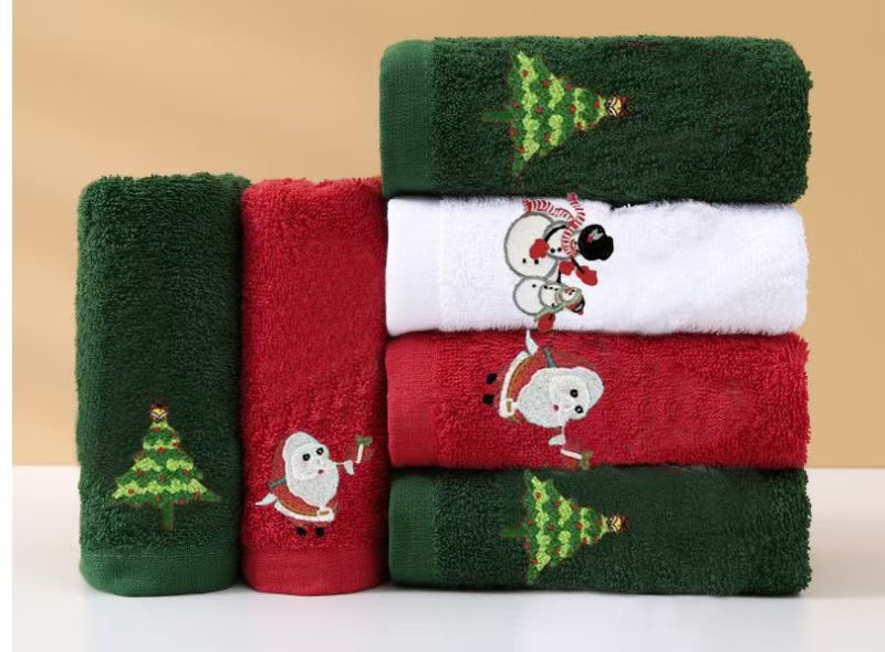 纯棉绣字浴巾 柔软 不掉色 吸水性强