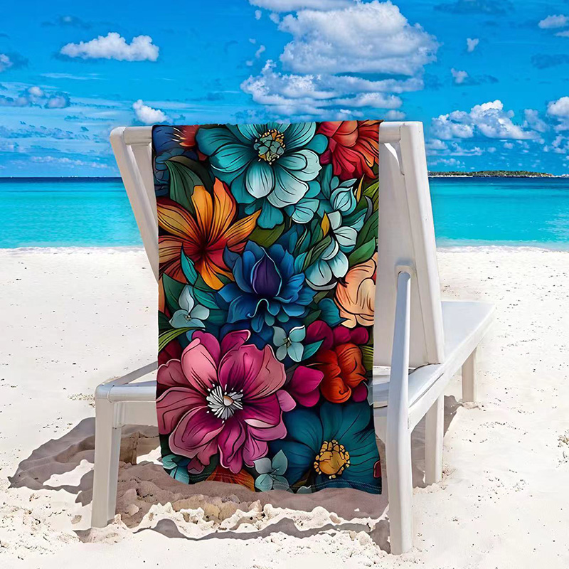 ผ้าขนหนูผ้าฝ้ายชายหาด