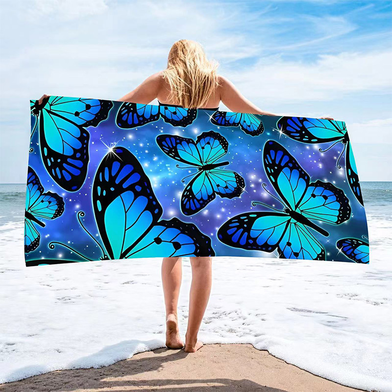 ผ้าขนหนูชายหาดไมโครไฟเบอร์