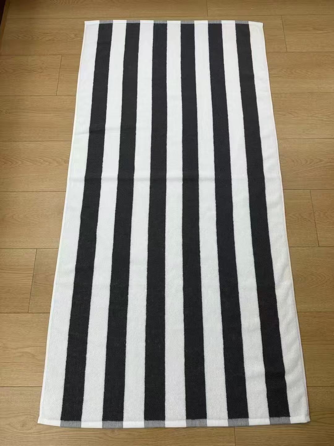 Toalha de algodão puro que absorve o suor, macia e absorvente, ampliada e alongada, não cai facilmente durante o exercício, padrões e letras personalizáveis