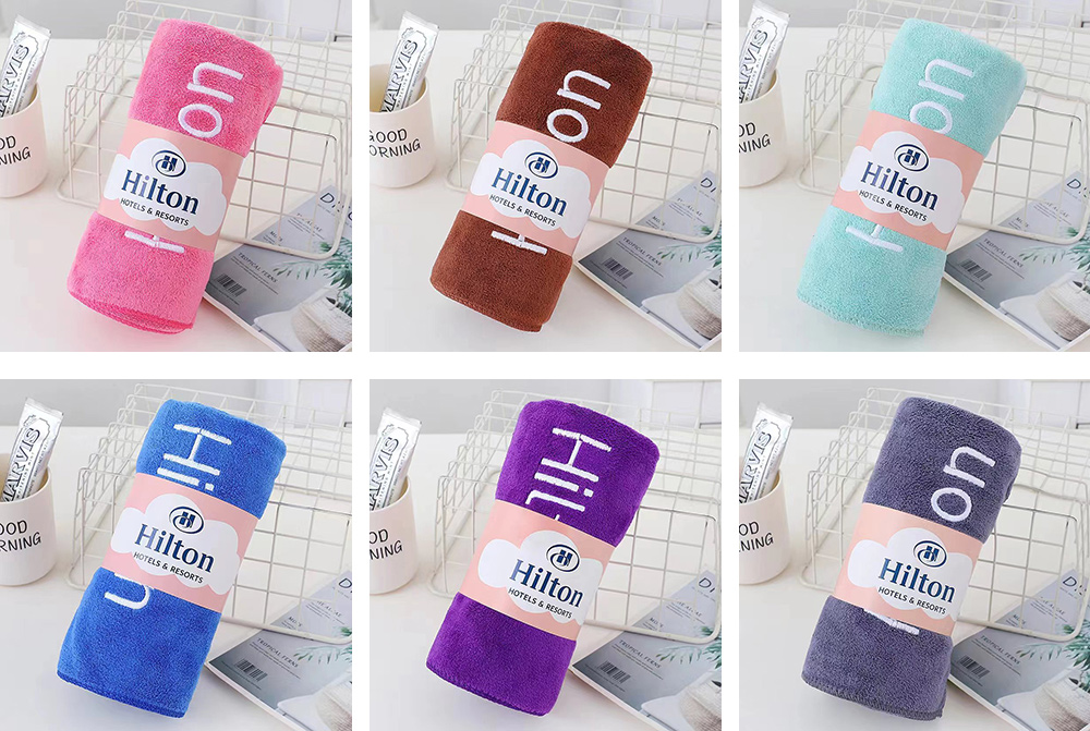 Serviette de bain brodée Serviette de bain brodée