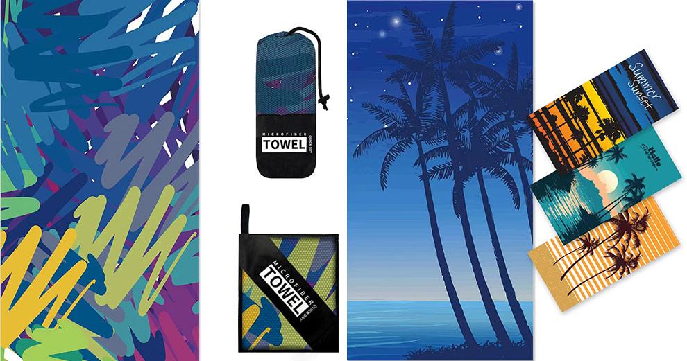 ผ้าขนหนูผ้าฝ้ายชายหาด