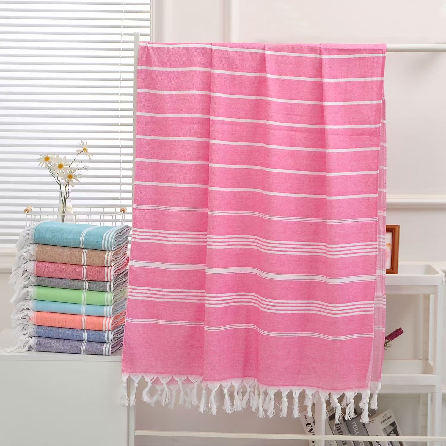 柔软 颜色鲜艳 不掉色 吸水性强