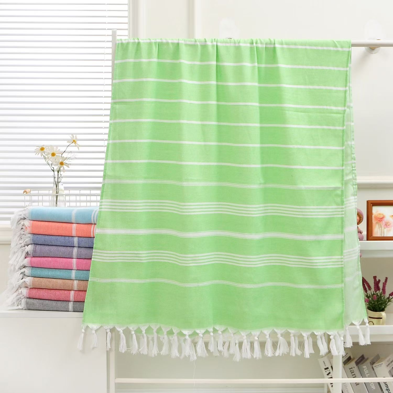 纯棉浴巾 可定制图案和文字柔软 不掉色 吸水性强